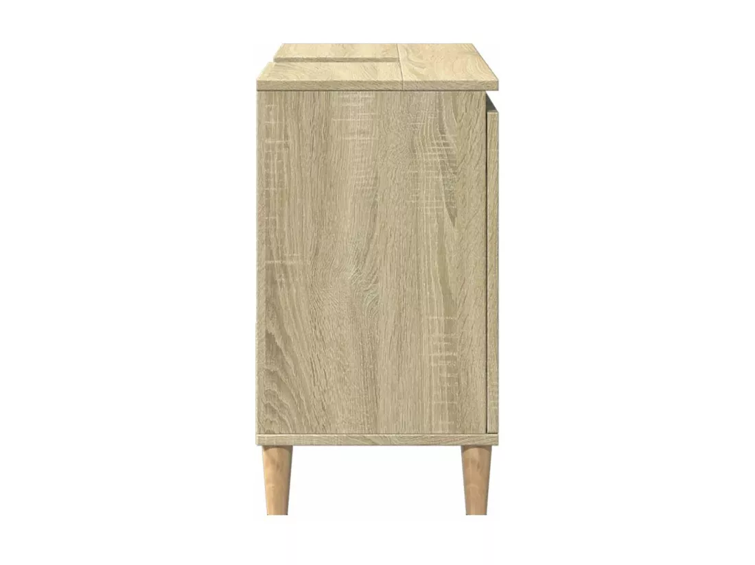 Armoire salle de bain chêne sonoma 65x33x60 cm