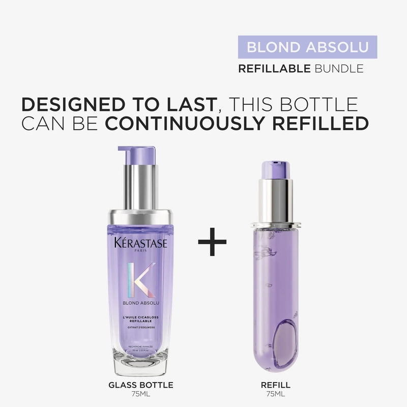 Kérastase Blond Absolu L´Huile Cicagloss Hair Oil Refill 75 ml