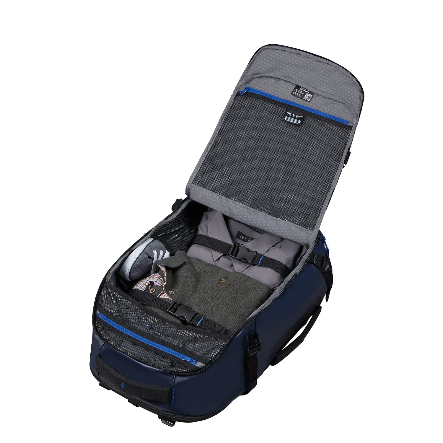Samsonite Ecodiver Travel Backpack S 38L blue nights