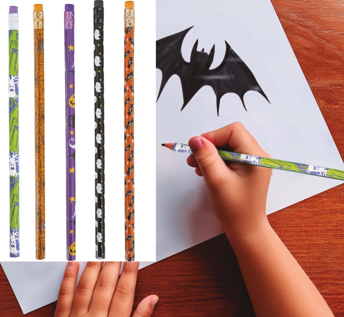 Halloween Potloden 18,5cm 12st