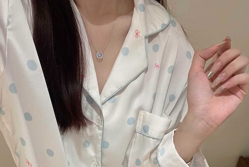 GOUB - Gestippelde pyjamaset
