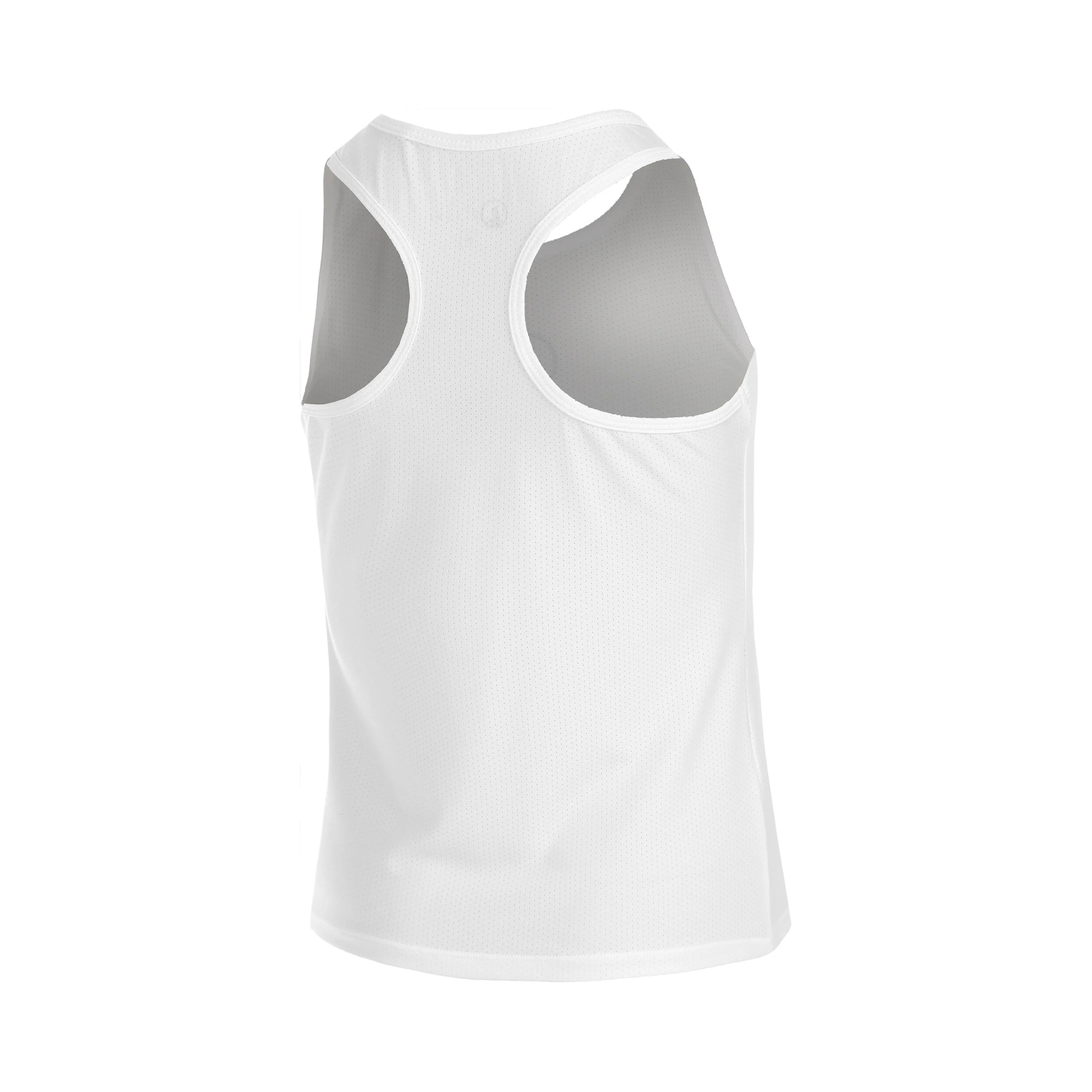 Quiet Please Racerback Débardeur Tank Top Filles - Blanc , Bleu Foncé