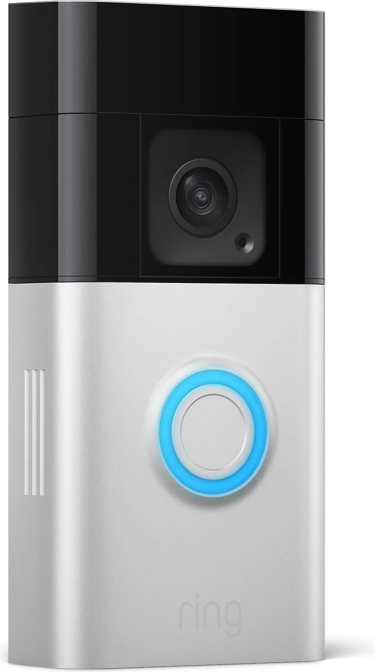 Ring Battery Video Doorbell Plus Nickel Satiné   Chime Sonnette connectée
