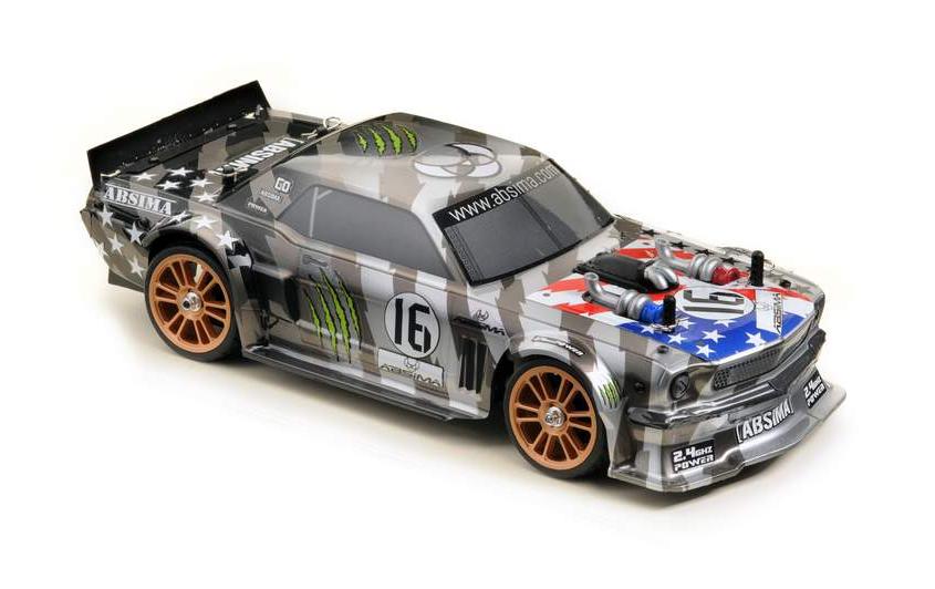 Tourenwagen Fun Maker, Brushless, Grau 1:16, RTR<br>4WD Musclecar im Massstab 1:16