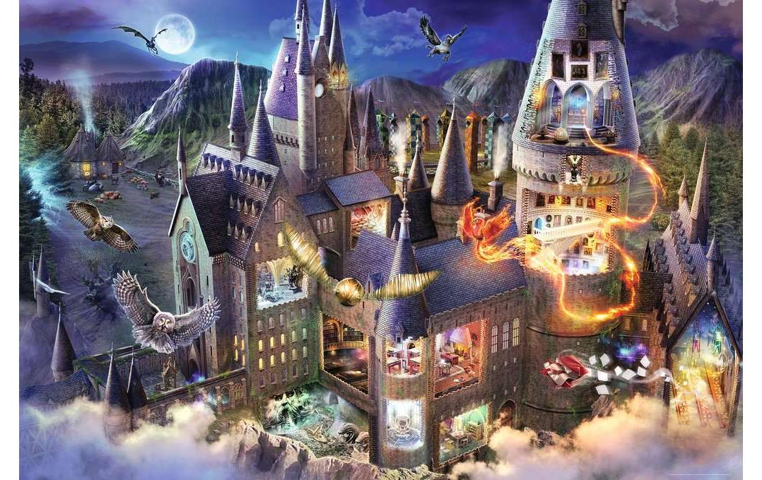 Puzzle Harry Potter: Hogwarts InteriorPuzzle in Premium Qualität mit Wizarding World Motiv