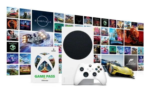 Microsoft® Xbox Series S | Spillekonsol - 1440p@60fps / 1080p@120fps - 512GB SSD NVme - Wi-Fi/LAN - HDMI® 2.1 - Hvid | Inkl. 1 x Xbox trådløs controller (Hvid)
