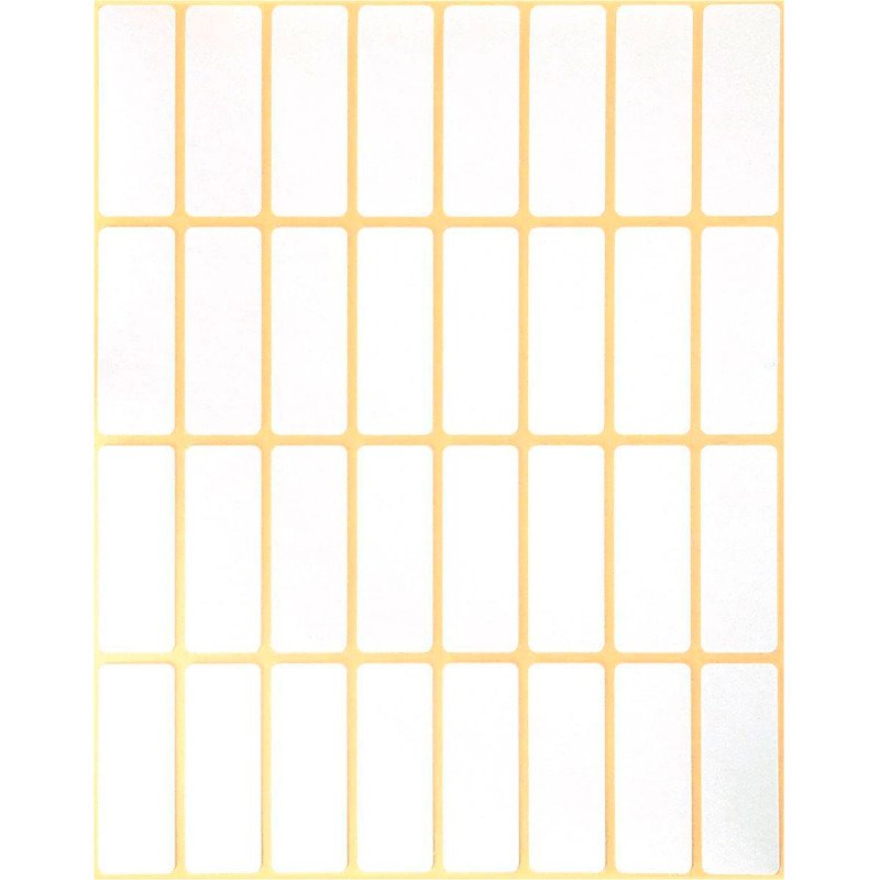 Etiquette multi-usage 38 x 14 mm blanc - Pochette de 928