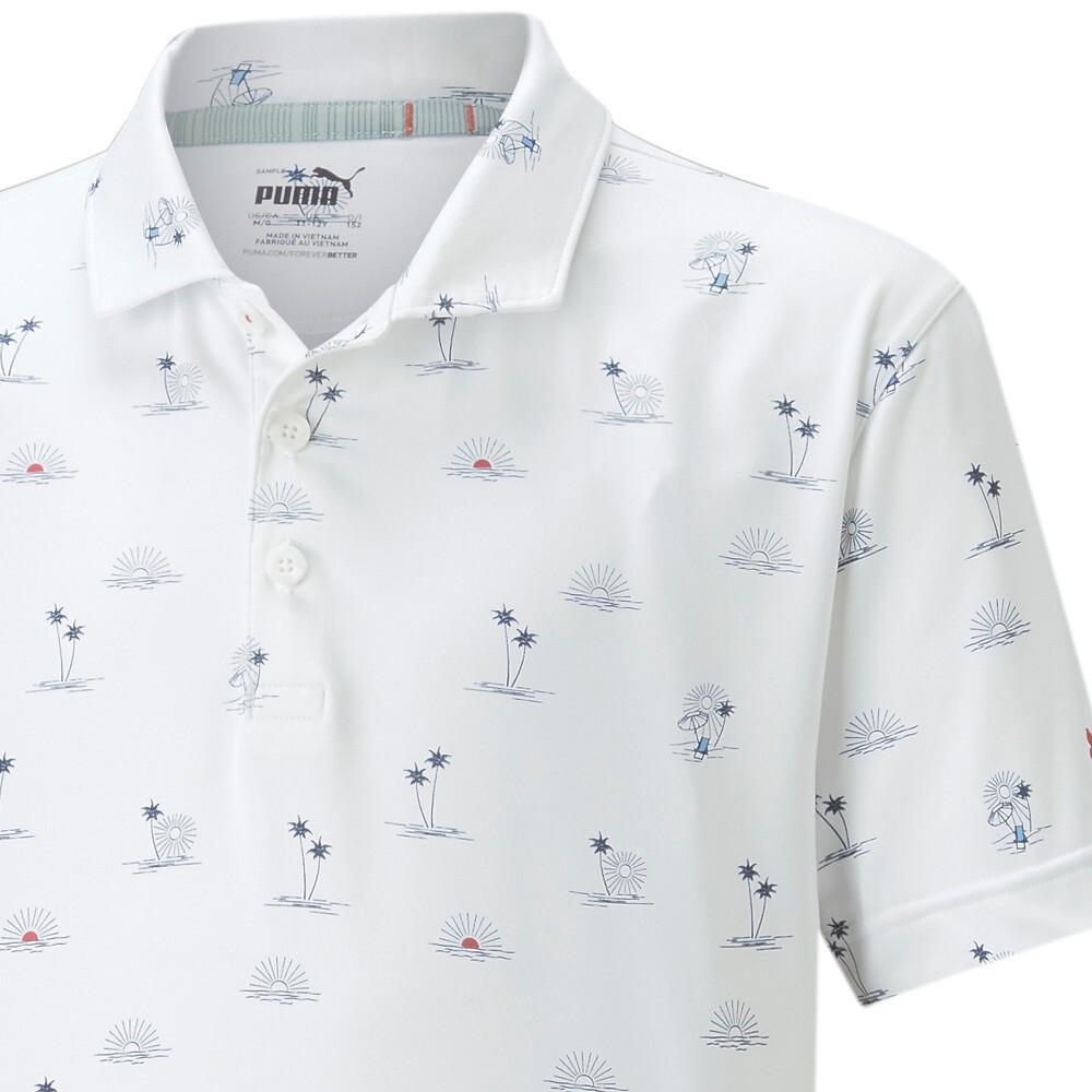 Puma Polo Blanc Garçon Puma Horiz