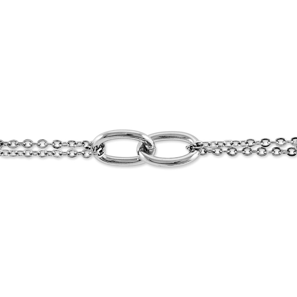 Bracelet Dalya Acier Blanc