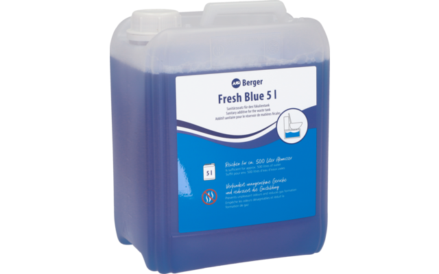 Berger Fresh Blue Sanitärflüssigkeit - Sanitärzusatz für den Fäkalientank