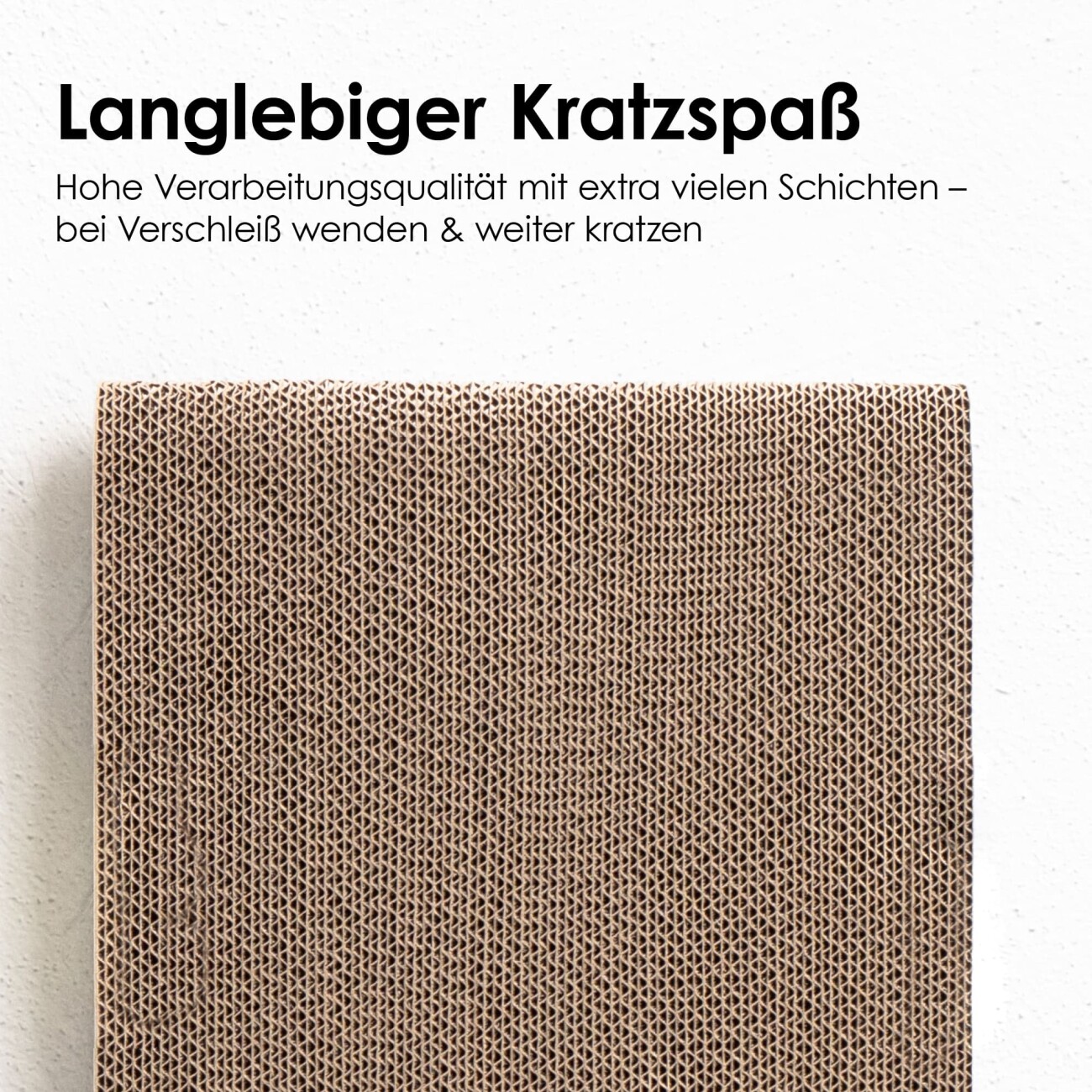 LucyBalu SCRATCHPAPER Katzen Kratzpappe weiß