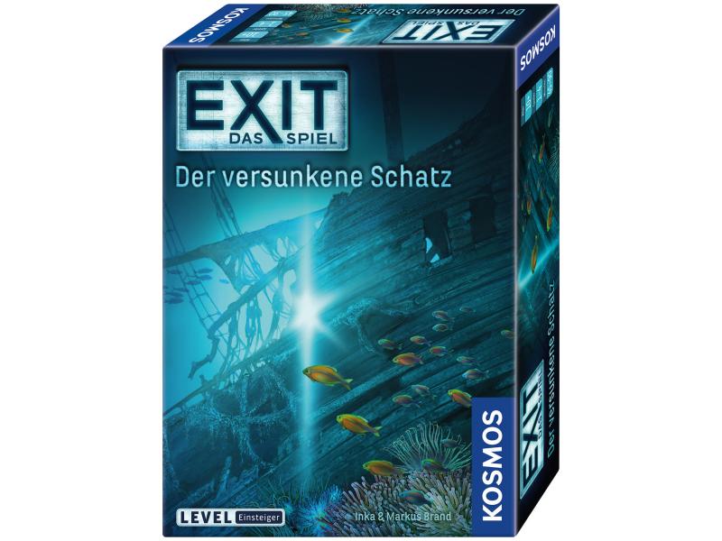 Kosmos Kennerspiel EXIT: Der Versunkene Schatz Live-Escape-Feeling im Einsteiger-Level