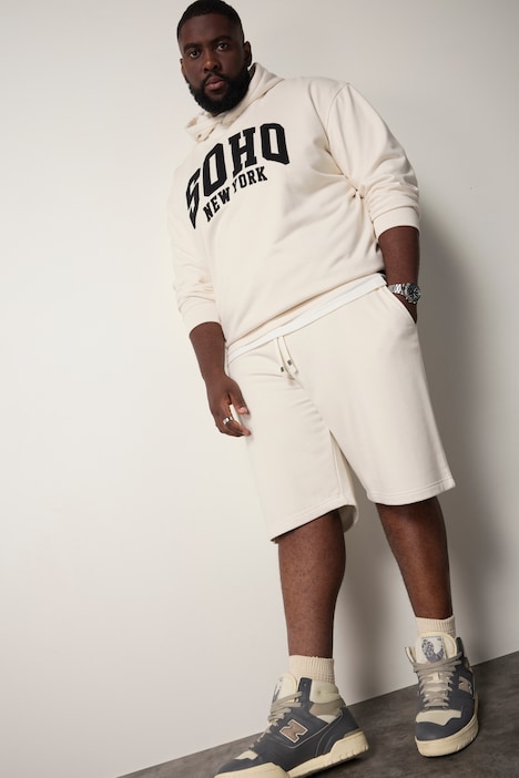 STHUGE Sweat-Bermuda, Elastikbund, Loose Fit, bis 8 XL