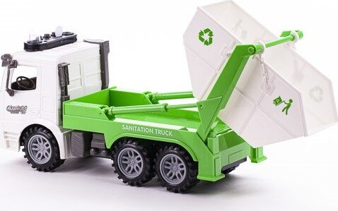 Skraldebil Legetøj Med Lys Og Lyd - Åben - 1:14 - City Transport - Contruck