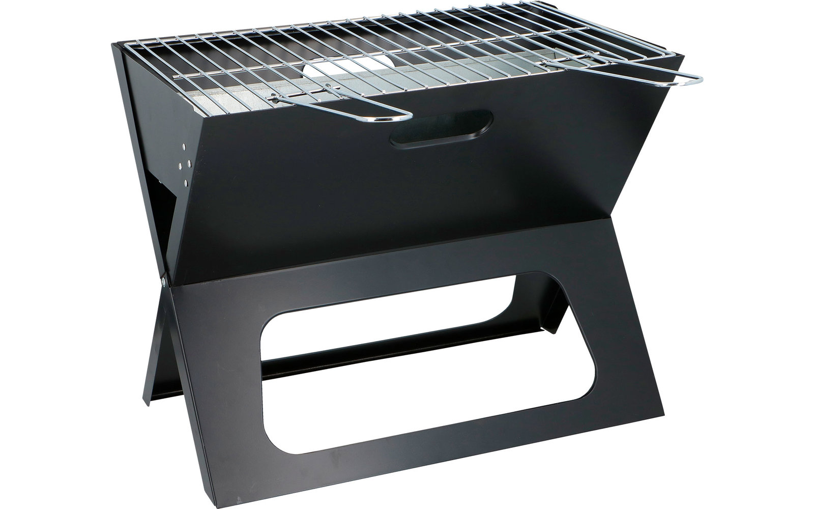 Picknick- / Holzkohlegrill mit Klappmechanismus