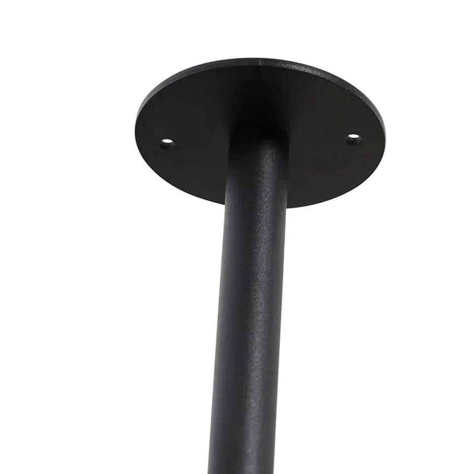 Qazqa plafondlampen shelf zwart e27
