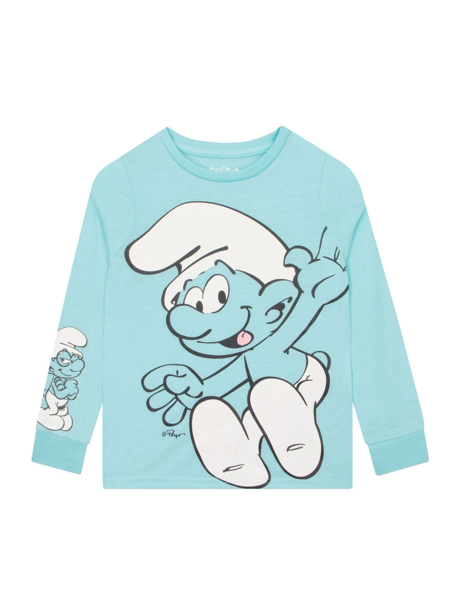 Character The Smurfs Boys Long Sleeve Pyjamas