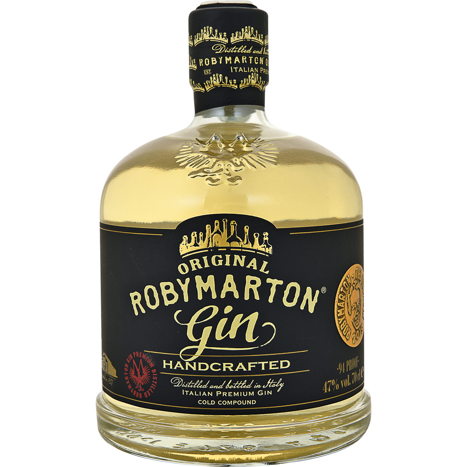 Roby Marton Handcrafted Premium Gin 47% Vol. 70 cl
