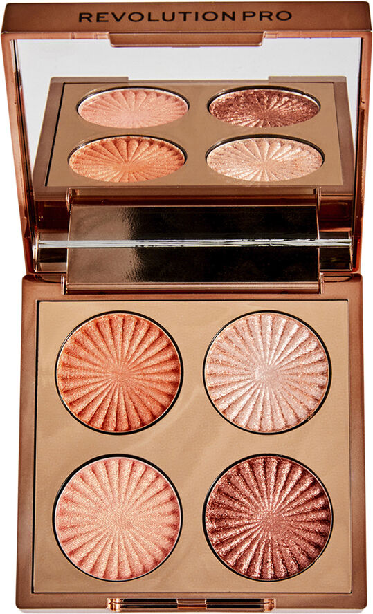 Revolution Revolution Pro Goddess Glow Eye Quad Golden Hour