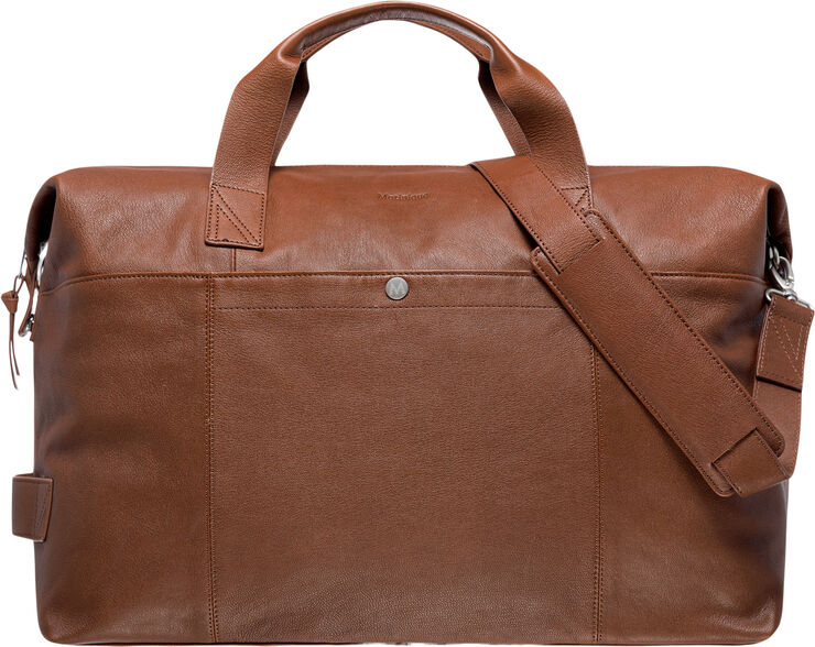 Matinique WeekenderMA L Leather Bag Cognac