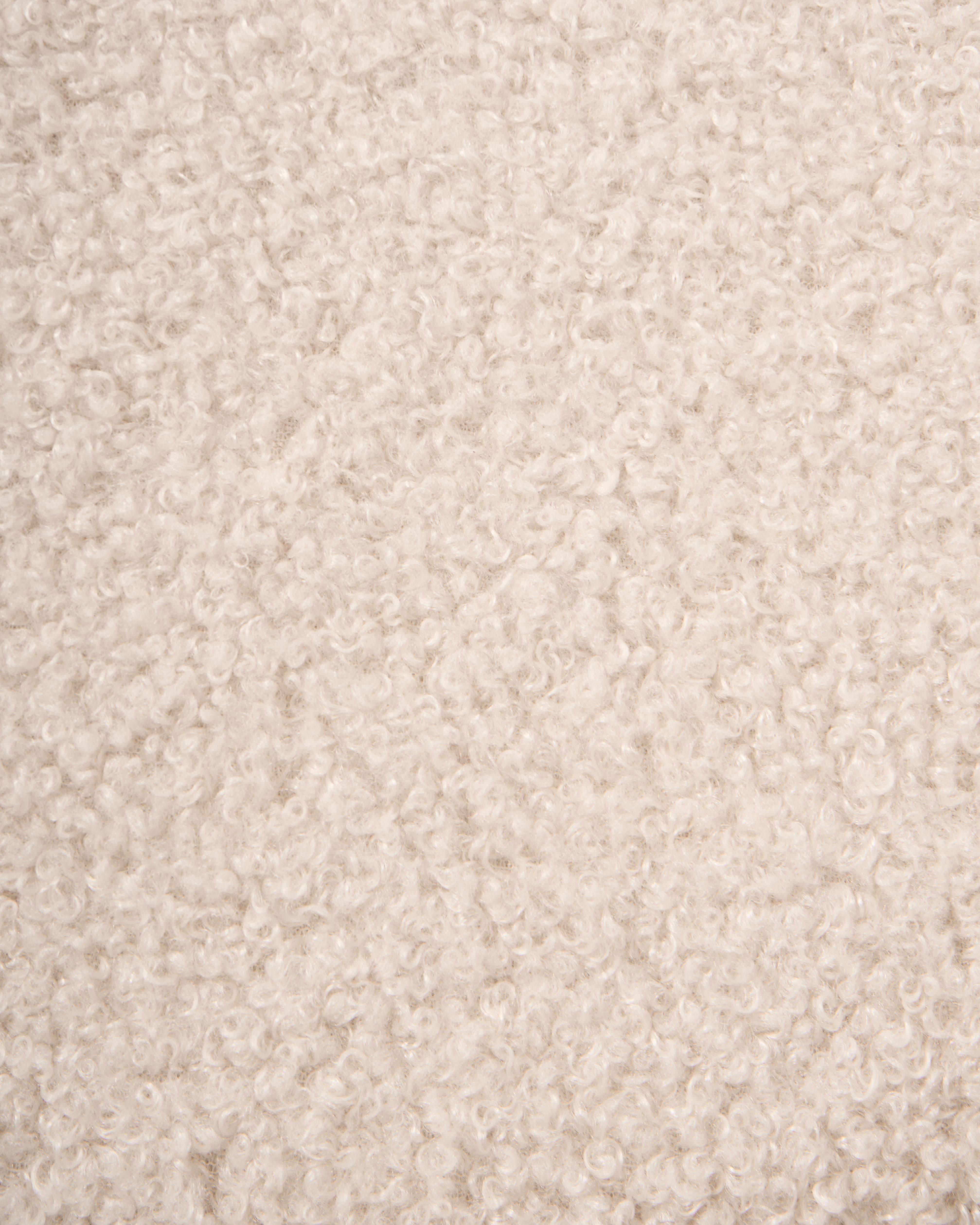 Eetkamerstoel draaibaar HAYDEN Bouclé Lichtbeige