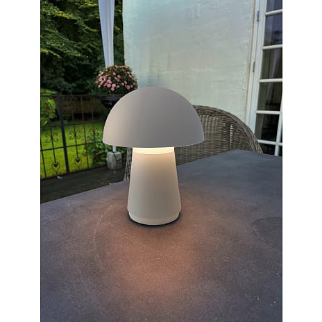 Touch bordlampe - mat grå