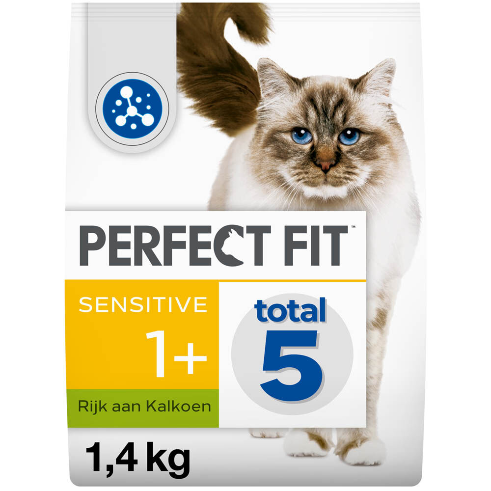 Perfect Fit Sensitive 1  - Kattenvoer - 1.4 Kilogram - kalkoen