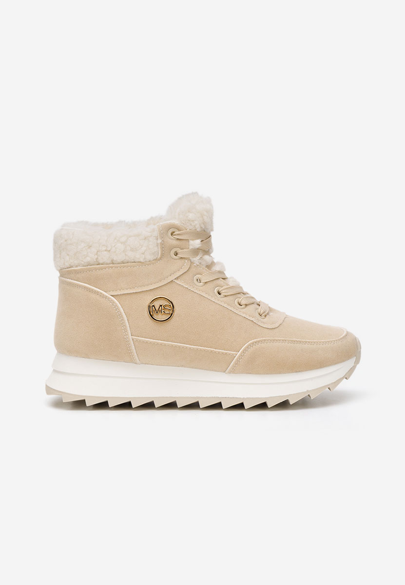 Baskets d'hiver pour femmes beige Avilma V3