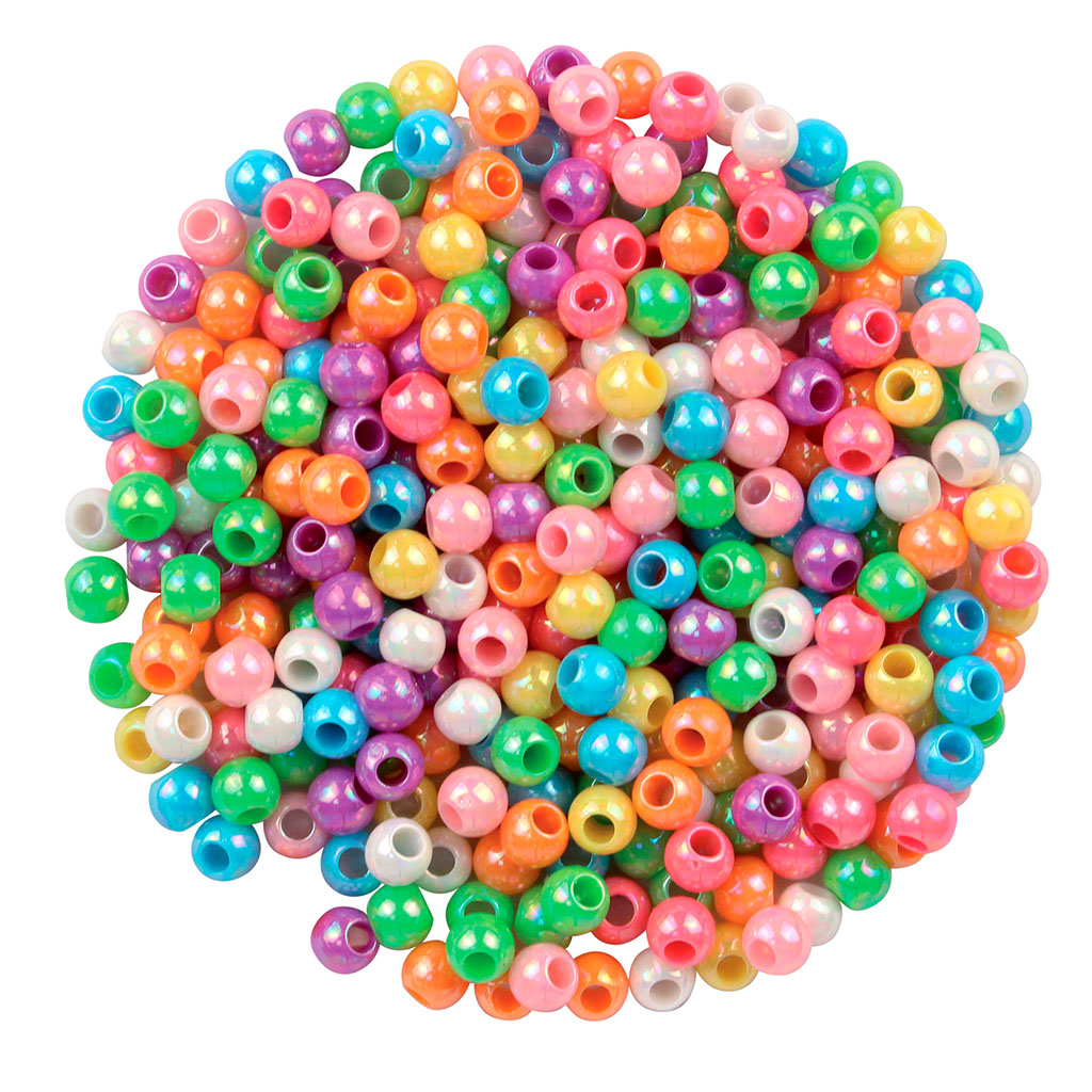 Sachet de perles acryliques nacrées 40g