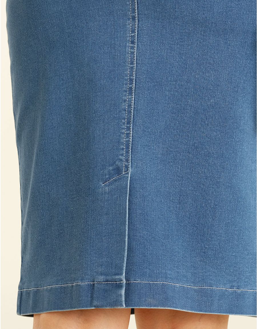 Jupe en denim clair