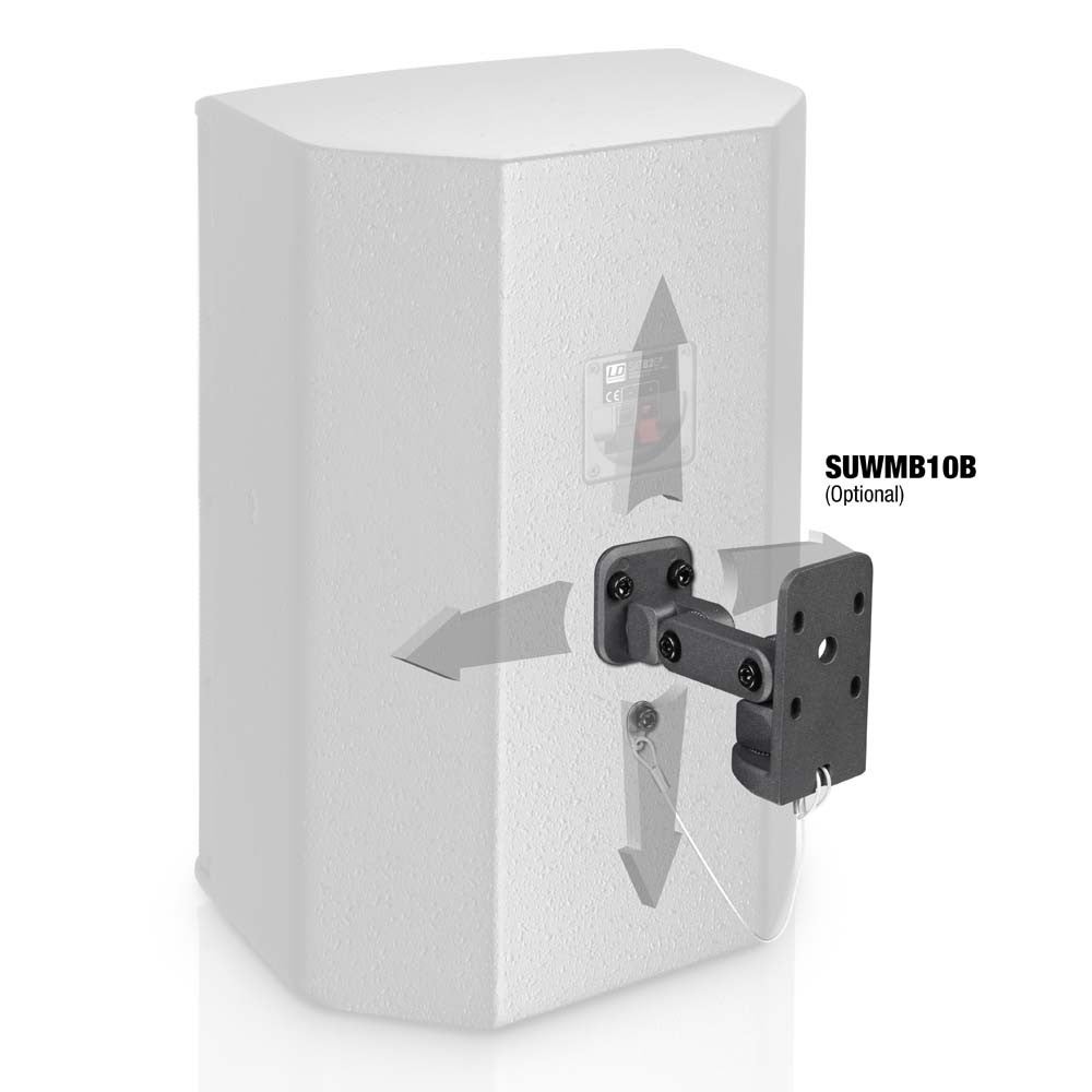 LD Systems SAT 82 G2 passieve tweeweg installatie luidspreker 8 inch zw per stuk