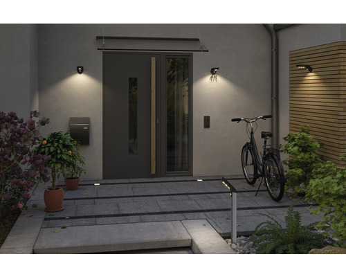 LED Sensor Solar Inbouw Grondspot IP67 0.7W 50 lm 3000K warm wit Aronwit HxBxD 36.5x100x100 mm