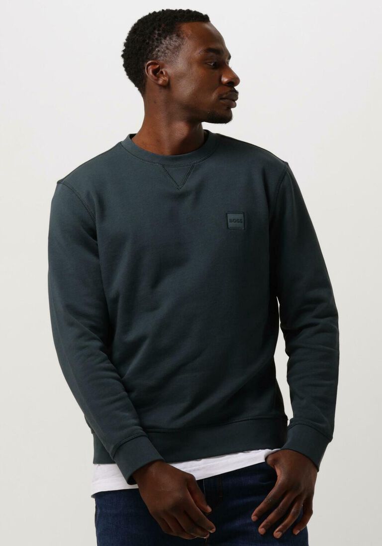 BOSS donkergroene boss sweater westart