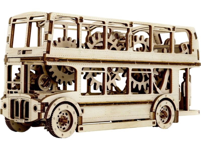 Revell Tiny Adventures – London Bus Holzbausatz Detailliertes London Bus Modell