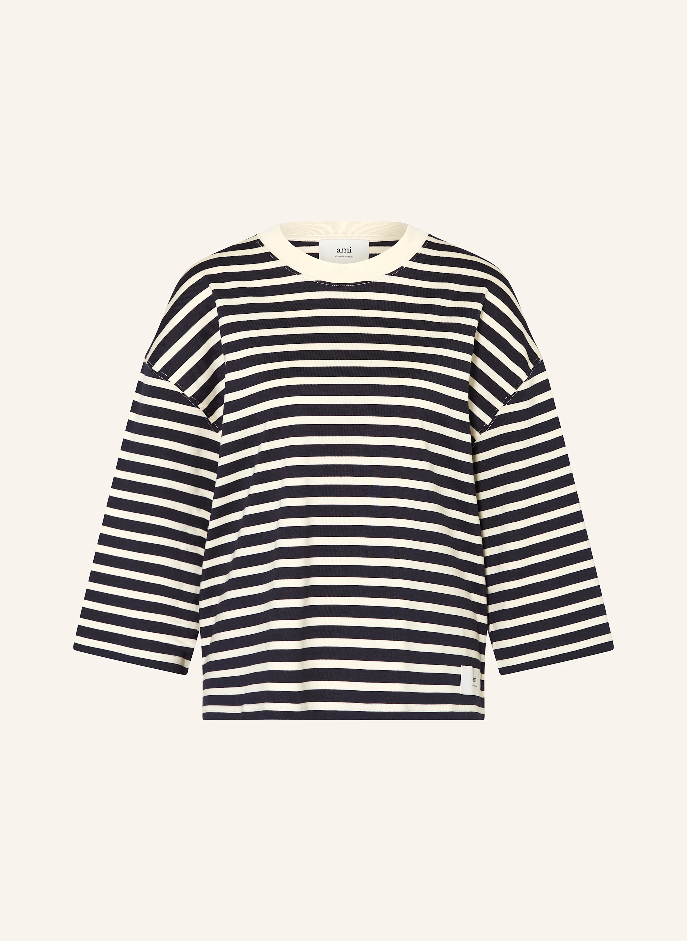 AMI PARIS Oversized-Shirt mit 3/4-Arm