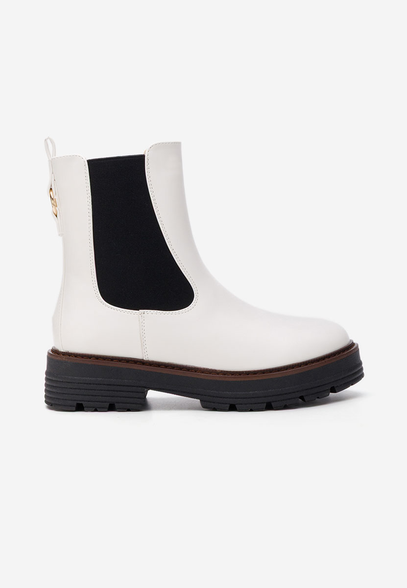 Bottines femme blanches Cloraya