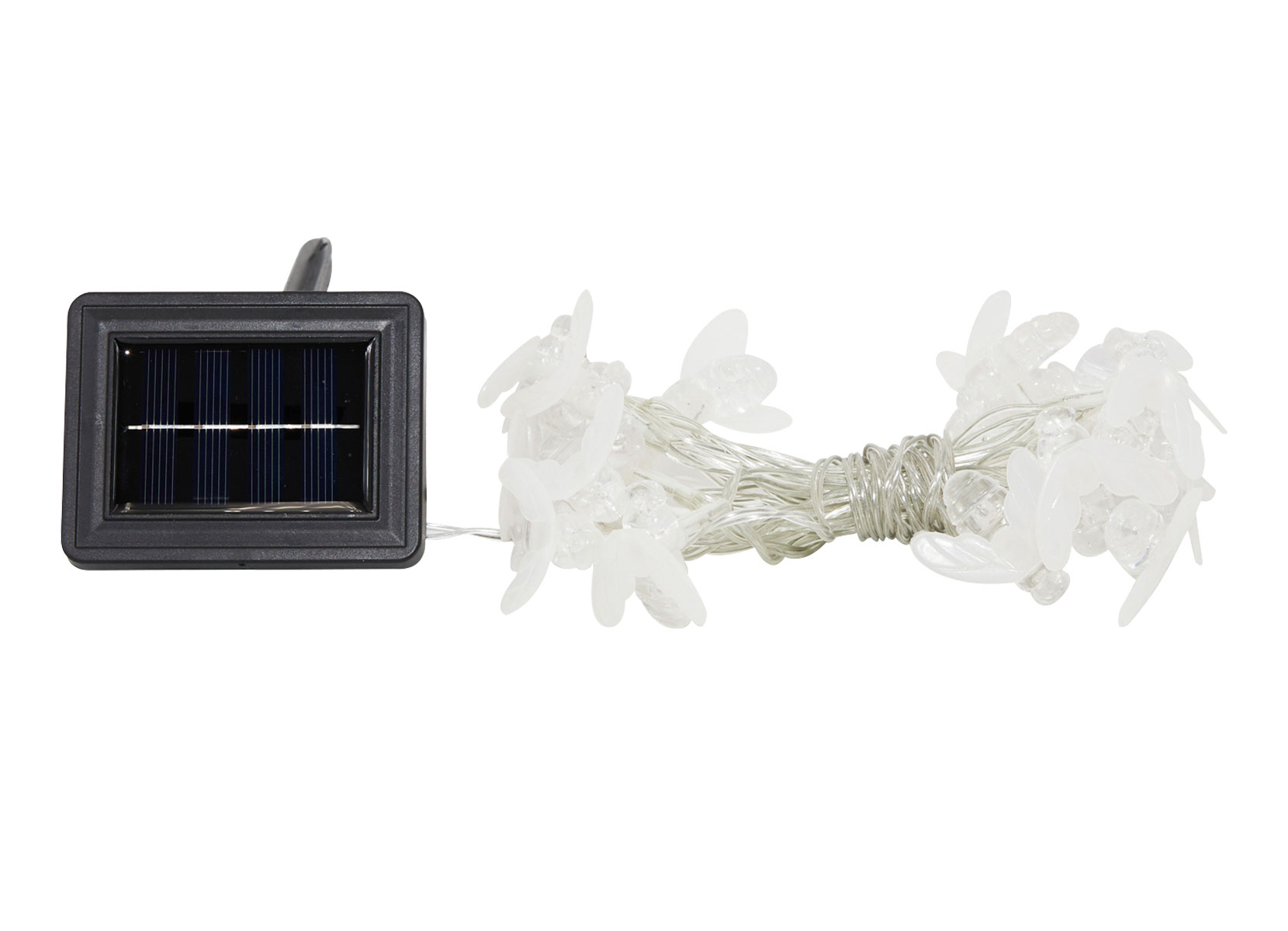 Solar-Bienenlichterkette 20 LEDs 1,9m Warmweiß