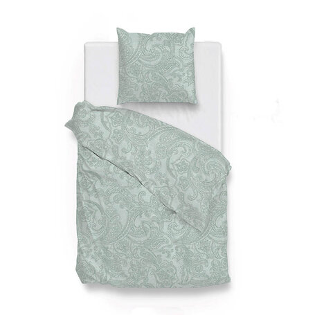 Dekbedovertrek Paisley di Lino - Mint Green