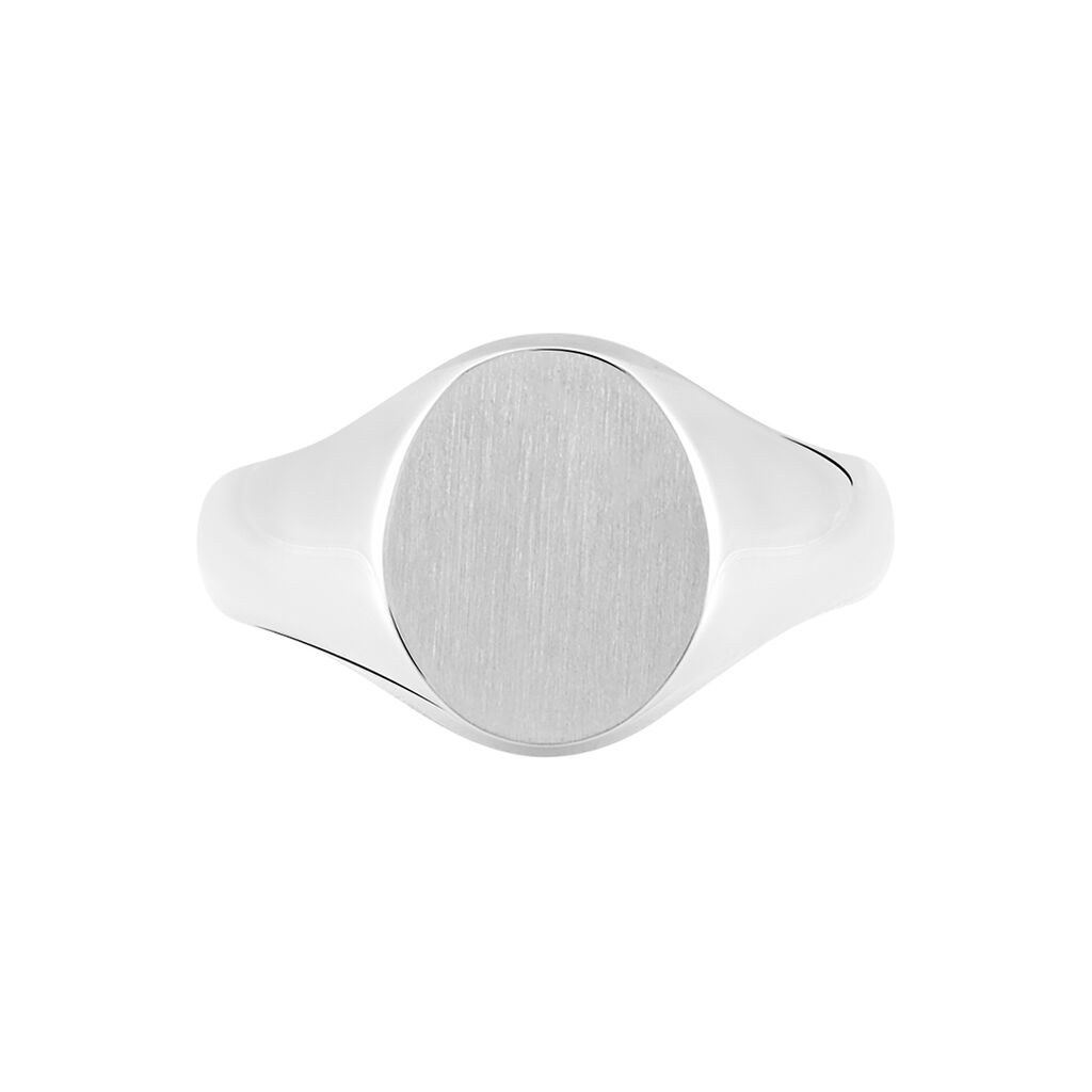 Chevalière Karl Argent Blanc