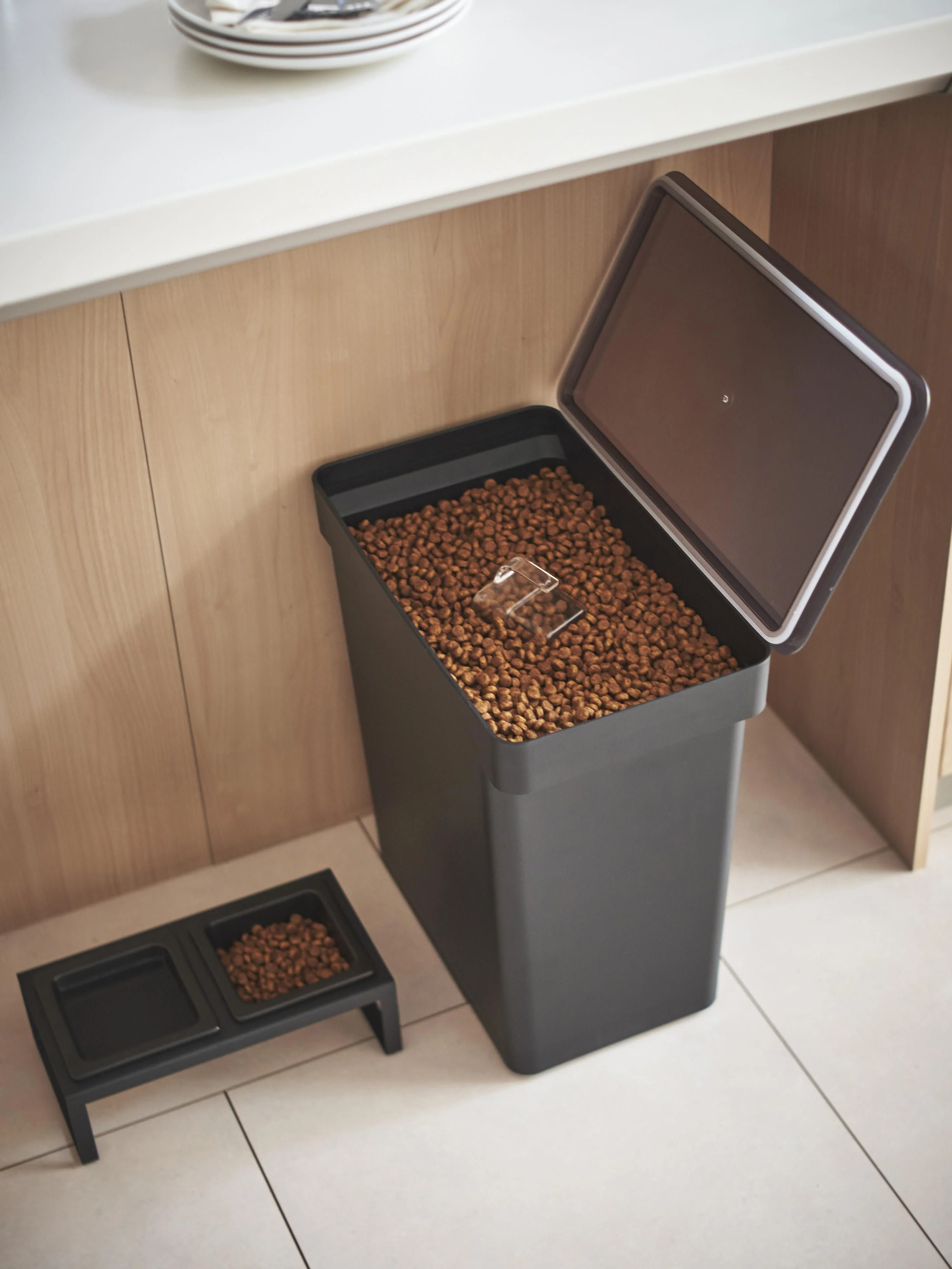 Voedselcontainers Tower met maatbeker, set van 2