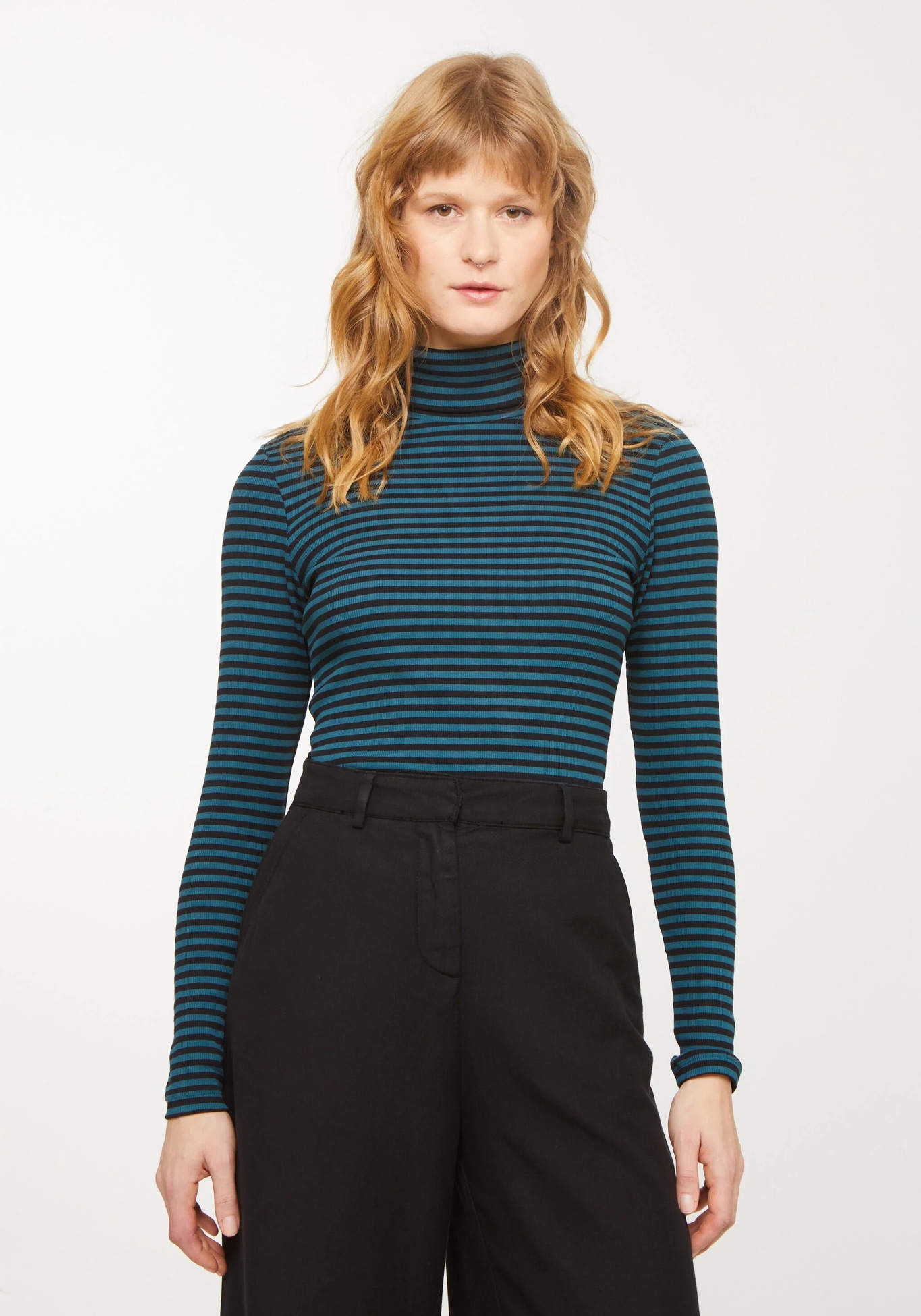 Recolution Longsleeve Liatris Stripes Lake Blue