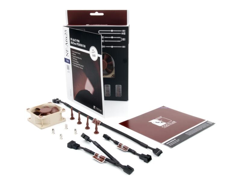 Noctua PC-Lüfter NF-A6x25 PWM Leiser 60-mm-Gehäuselüfter, PWM