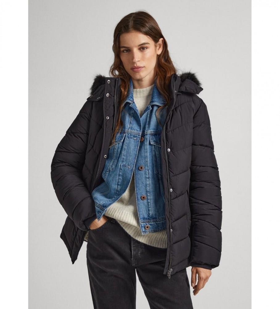 Jaqueta curta Pepe Jeans Mera preta