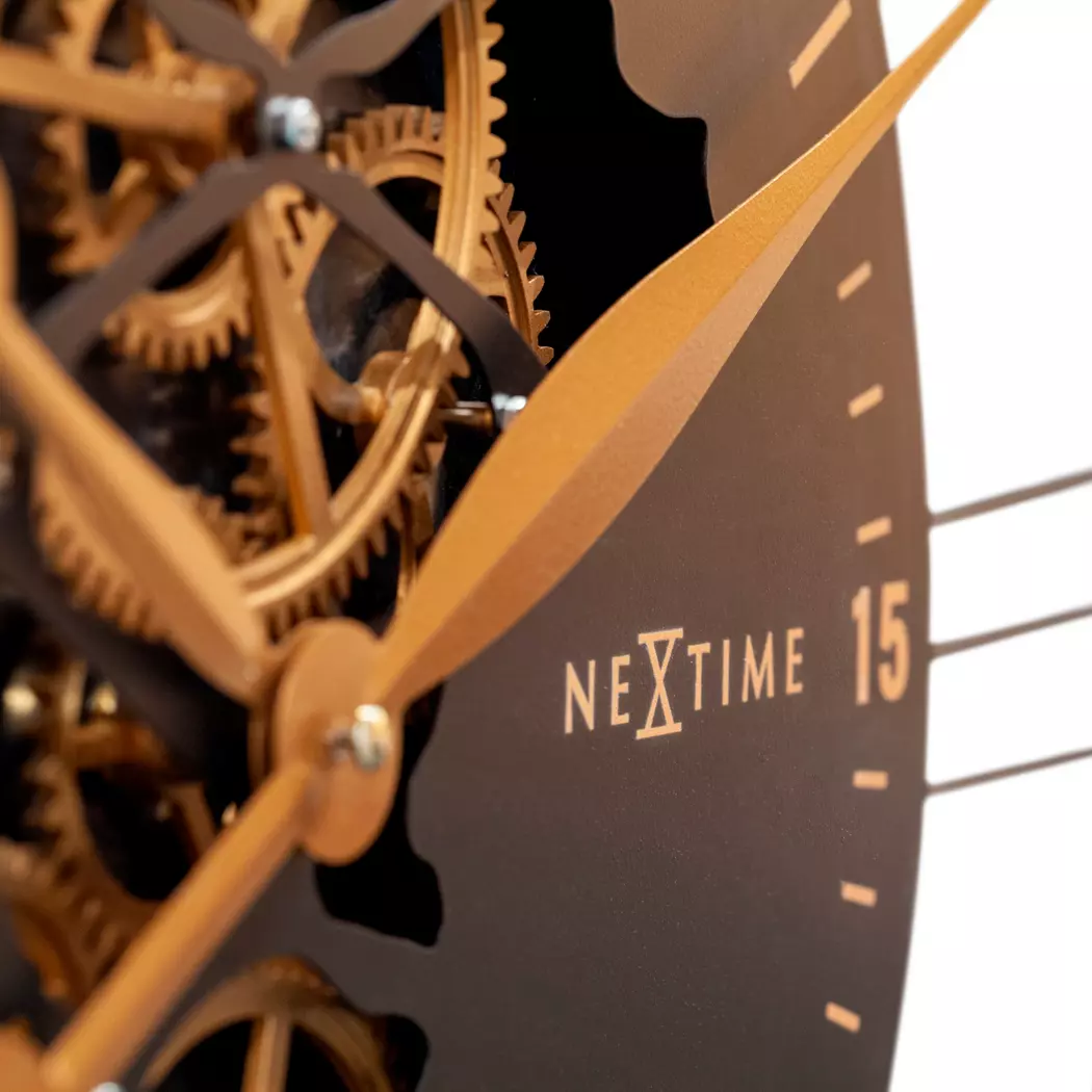 Quarzwanduhr Wire Gear Clock Ø 90,5 cm