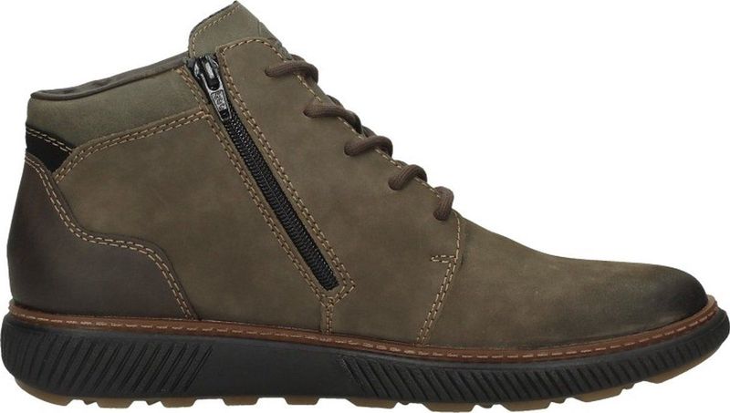 Rieker Veterboots Groen Leer 382241 - Heren