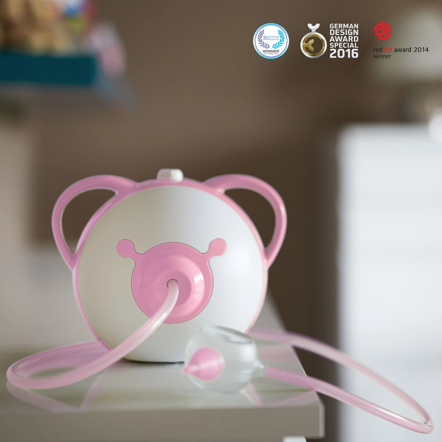 nosiboo® Elektrischer Nasensauger Pro in rosa