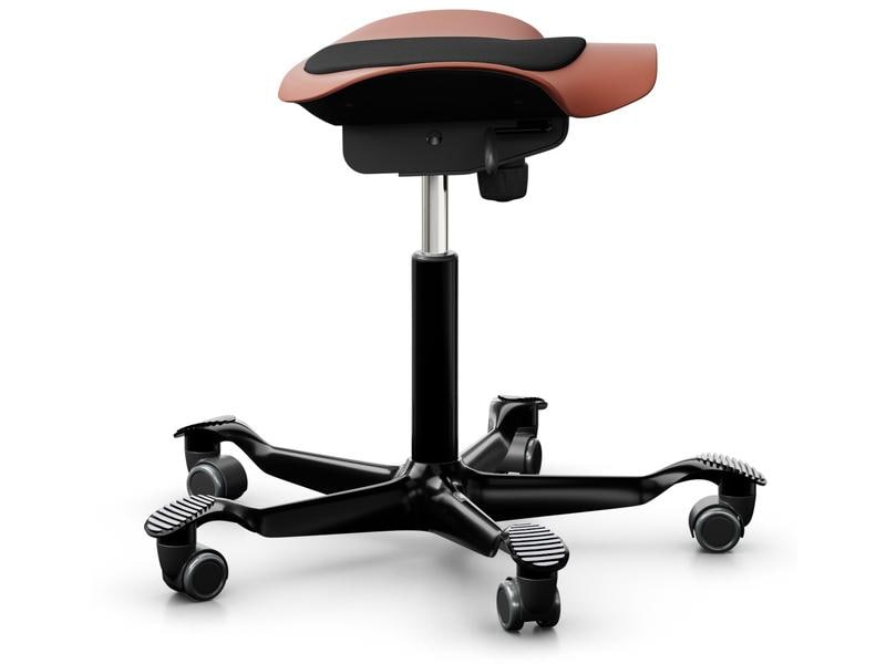 HÅG Bürostuhl Capisco Puls 8001 Rosehip Höhenverstellbarer, ergonomischer Sitz-Hocker