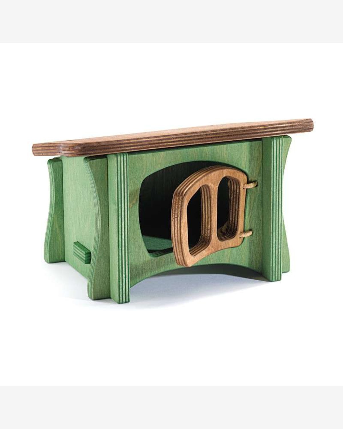 Kaninbur / Gåsebur til Bondegård leke – Håndlaget Treleke | Lengde: 20cm, Kaninbur