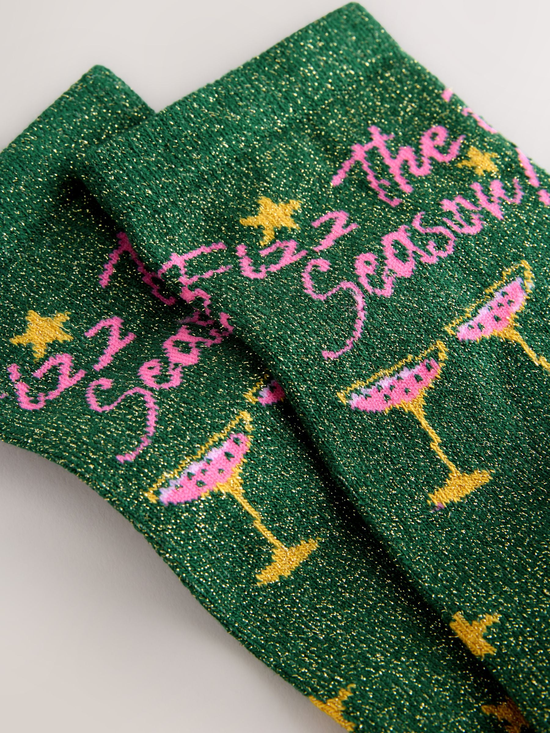 Kerstmis 'Fizz The Season' - Sack Socks 1 Pack