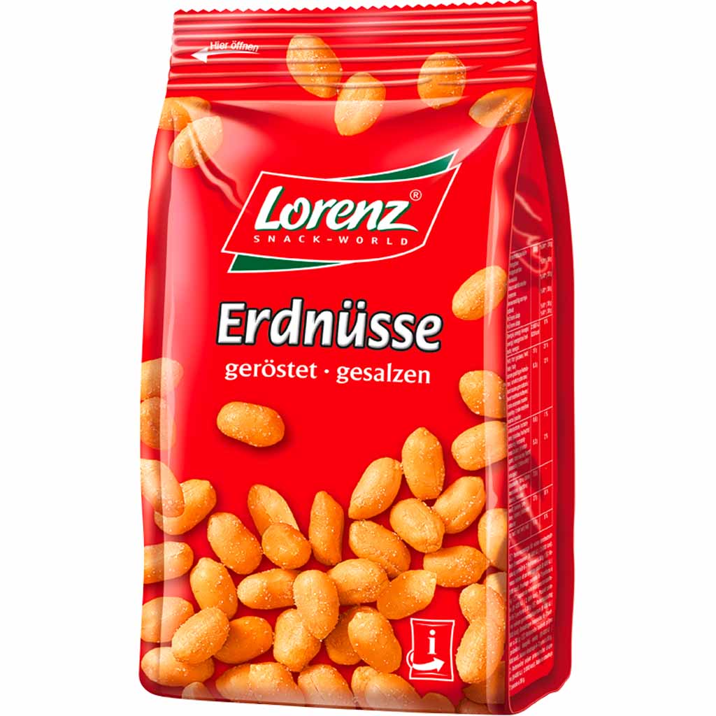Lorenz Erdnüsse gesalzen 1000g MHD:5.8.25